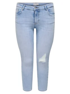 CARWILLY Mid waist Skinny fit Enkel lengte Jeans