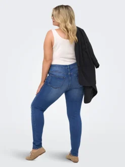 CARWILLY Mid waist Skinny fit Enkel lengte Jeans