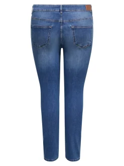 CARWILLY Mid waist Skinny fit Enkel lengte Jeans