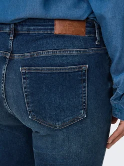 CARWILLY Mid waist Skinny fit Enkel lengte Jeans