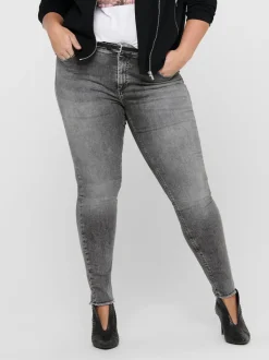 CARWILLY Regular waist Skinny fit Enkel lengte Jeans