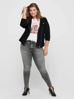 CARWILLY Regular waist Skinny fit Enkel lengte Jeans