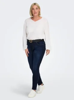 CARWILLY Regular waist Skinny fit Enkel lengte Jeans