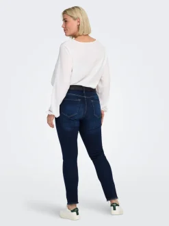 CARWILLY Regular waist Skinny fit Enkel lengte Jeans