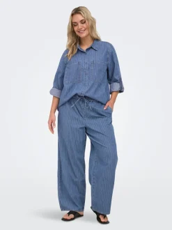 CARYASMIN Wide leg fit Broek met wijde pijpen