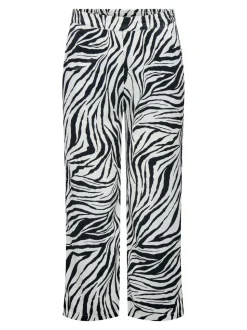 CARYAVA Regular fit Broek met wijde pijpen