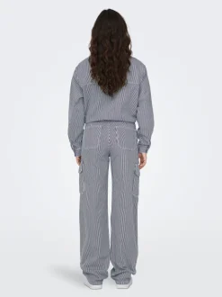 JDYABBY Wide leg fit Broek met wijde pijpen