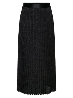 JDYAMALFI Plissé rok Midi-rok