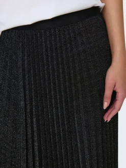JDYAMALFI Plissé rok Midi-rok