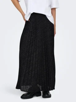 JDYAMALFI Plissé rok Midi-rok