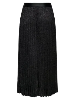 JDYAMALFI Plissé rok Midi-rok