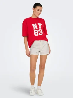 JDYANYA Mid waist Regular fit Denim shorts