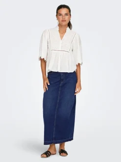 JDYBELLA Denim Denim rok Lange rok