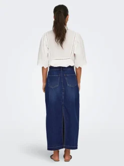 JDYBELLA Denim Denim rok Lange rok