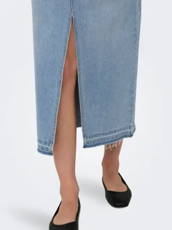 JDYBELLA Denim Denim rok Midi-rok