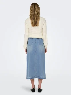 JDYBELLA Denim Denim rok Midi-rok