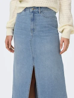 JDYBELLA Denim Denim rok Midi-rok
