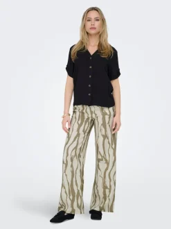 JDYCAMILLE Wide leg fit Broek met wijde pijpen