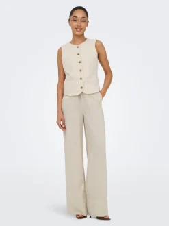 JDYCARA Wide leg fit Broek met wijde pijpen