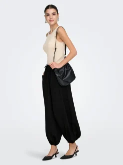 JDYCASSY Baggy fit Broek met wijde pijpen