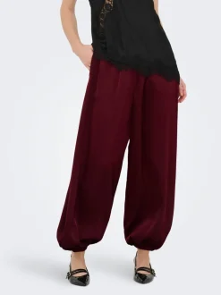JDYCASSY Baggy fit Broek met wijde pijpen
