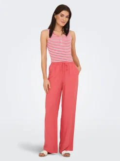 JDYCAYA Wide leg fit Linnen Broeken