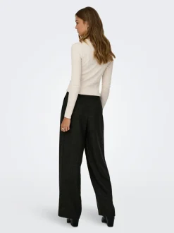 JDYCHARLY Wide leg fit Broek met wijde pijpen