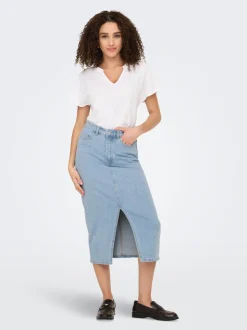 JDYDAKOTA Denim Denim rok Midi-rok