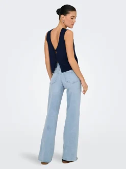 JDYFELINA-FINA High waist Wide leg fit Jeans