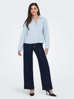 JDYFELINA-FINA High waist Wide leg fit Jeans