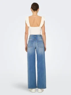 JDYFELINA-FINA High waist Wide leg fit Jeans