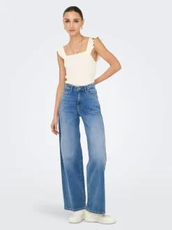 JDYFELINA-FINA High waist Wide leg fit Jeans