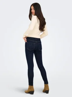 JDYFINA Mid waist Skinny fit Enkel lengte Jeans