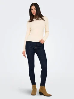 JDYFINA Mid waist Skinny fit Enkel lengte Jeans