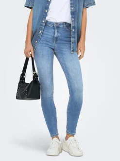 JDYFINA Mid waist Skinny fit Enkel lengte Jeans