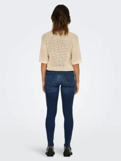 JDYFINA Mid waist Skinny fit Enkel lengte Jeans