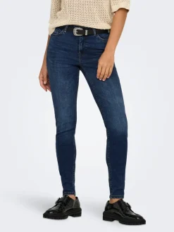 JDYFINA Mid waist Skinny fit Enkel lengte Jeans