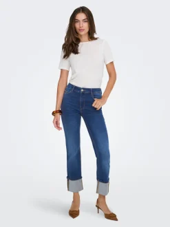 JDYFINA Mid waist Straight fit Jeans