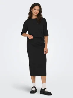 JDYGEGGO Kokerrok Midi-rok