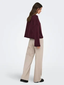 JDYIRIS Regular fit Broek met wijde pijpen