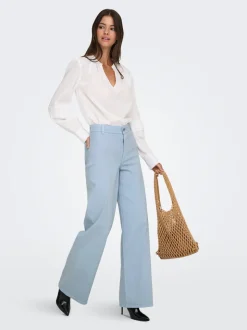 JDYIRIS Regular fit Broek met wijde pijpen
