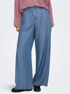 JDYJASPER Wide leg fit Broek met wijde pijpen