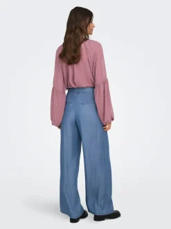 JDYJASPER Wide leg fit Broek met wijde pijpen