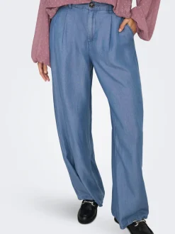 JDYJASPER Wide leg fit Broek met wijde pijpen