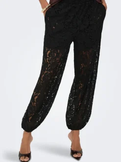 JDYJULIA Baggy fit Kanten broek