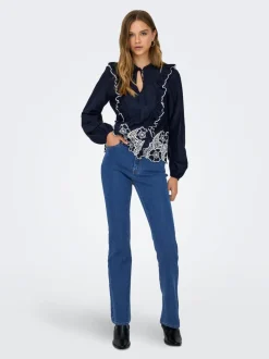 JDYKAREN Mid waist Flared fit Jeans