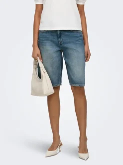 JDYLINA Mid waist Loose fit Bermuda shorts