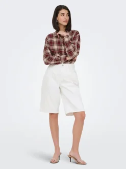 JDYLINA Mid waist Loose fit Bermuda shorts