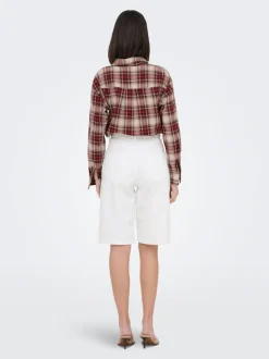 JDYLINA Mid waist Loose fit Bermuda shorts