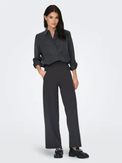 JDYLOUISVILLE Wide leg fit Broek met wijde pijpen